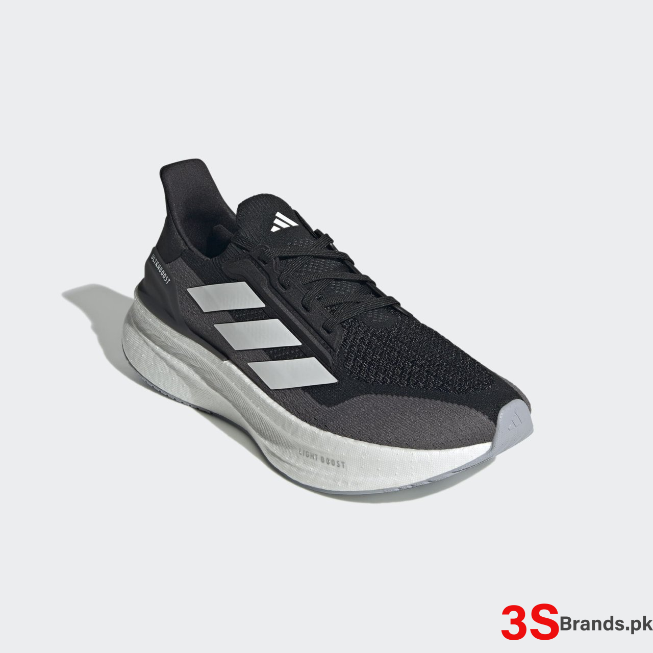 Ultra-responsive running shoes made in part with recycled materials. Your hard runs feel easier in these adidas running shoes. The Ultraboost 5X delivers an extra push across each mile so you feel fresh from start to finish. With an integrated midfoot support that reduces the weight by 17 grams, and LIGHTBOOST delivering 10% lighter cushioning the Ultraboost 5X is truly the lightest model yet. Feel secure in the Primeknit upper with molded external heel supports to provide the ultimate fit. The Torsion System between the heel and forefoot provides stability for a smooth, steady stride no matter how far or fast you go. It all rides on a Continental⢠Rubber outsole for extra grip in wet and dry conditions to keep you confident on your feet. This product features at least 20% recycled materials. By reusing materials that have already been created, we help to reduce waste and our reliance on finite resources and reduce the footprint of the products we make.