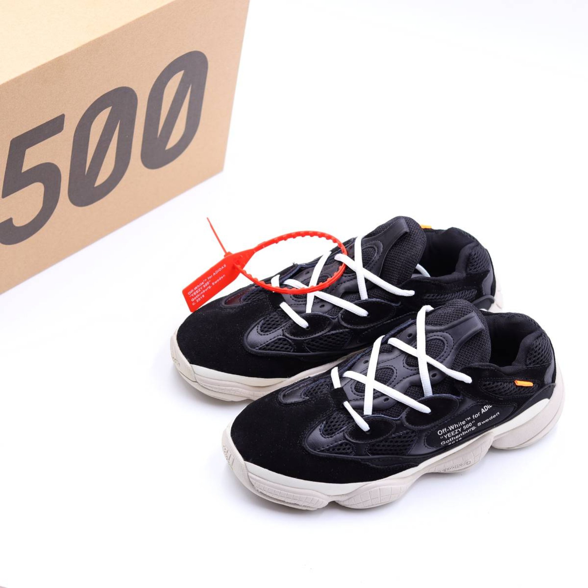 Adidas YEEZY 500 (Off-White Black) 3sbrands.pk