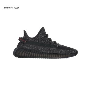 yeezy 350 reflective noir