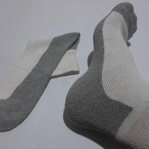 All Season Blend Socks - Pack of 3 (White/Grey)