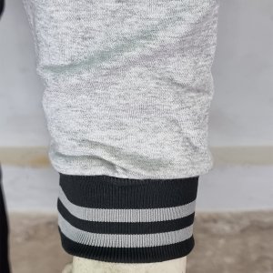  3S Brands Varsity Jackets (Fleece) - Black Grey