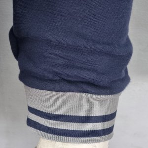 3S Brands Varsity Jackets (Fleece) - Grey Blue