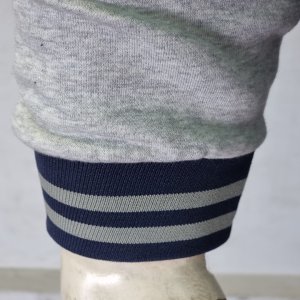 3S Brands Varsity Jackets (Fleece) - Blue Grey