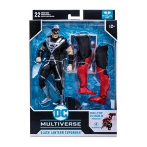 Macfarlane: DC Build-A Wave 8 Blackest Night Black Lantern Superman 7-Inch Scale Action Figure