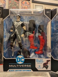 Macfarlane: DC Build-A Wave 8 Blackest Night Black Lantern Superman 7-Inch Scale Action Figure