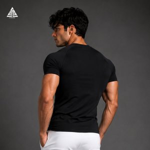 Compression T-Shirts (Half Sleeves) Unisex - All Black